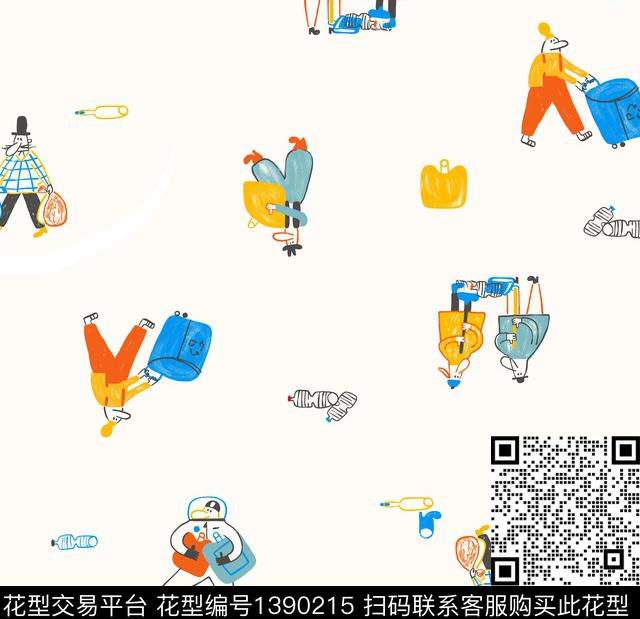 环保小达人可爱的手绘的传统印花华亿平台下载（图片编号: 1390215） - 瓦栏（Walan）