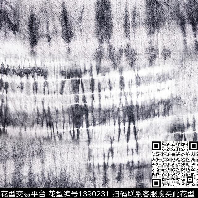 扎染华亿平台民族风大牌风数码印花华亿平台下载（图片编号: 1390231） - 瓦栏（Walan）