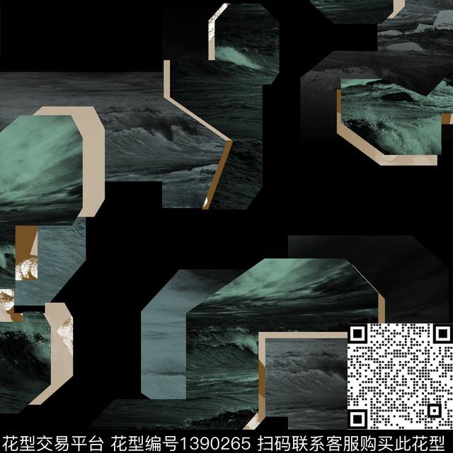 几何纸印花肌理传统印花华亿平台下载（图片编号: 1390265） - 瓦栏（Walan）