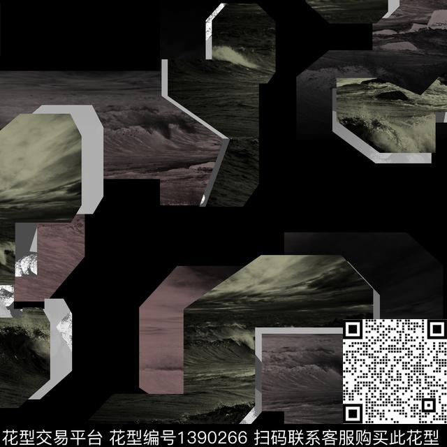 几何纸印花肌理传统印花华亿平台下载（图片编号: 1390266） - 瓦栏（Walan）