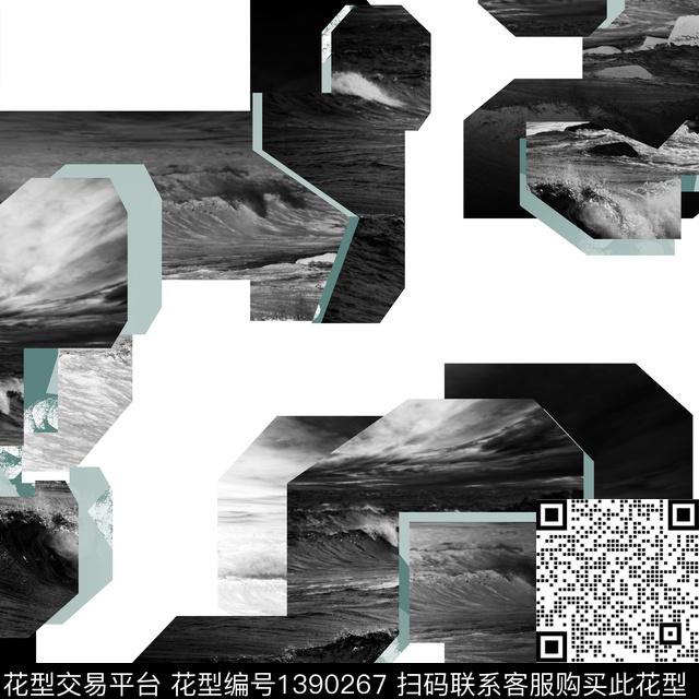 几何纸印花肌理传统印花华亿平台下载（图片编号: 1390267） - 瓦栏（Walan）