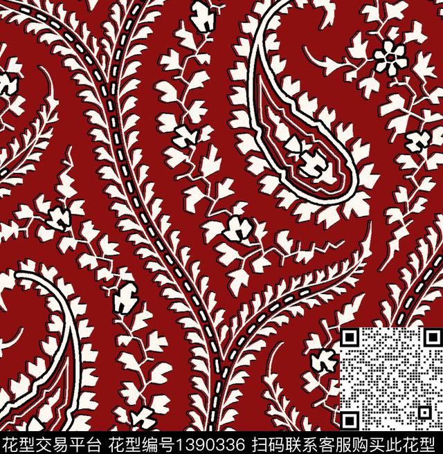 几何几何花卉女装数码印花华亿平台下载（图片编号: 1390336） - 瓦栏（Walan）