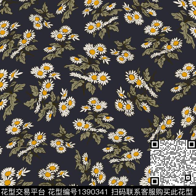 花卉小碎花数码印花华亿平台下载（图片编号: 1390341） - 瓦栏（Walan）