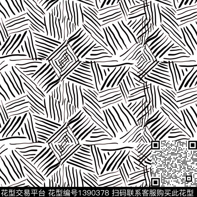 几何大牌风中国风传统印花华亿平台下载（图片编号: 1390378） - 瓦栏（Walan）