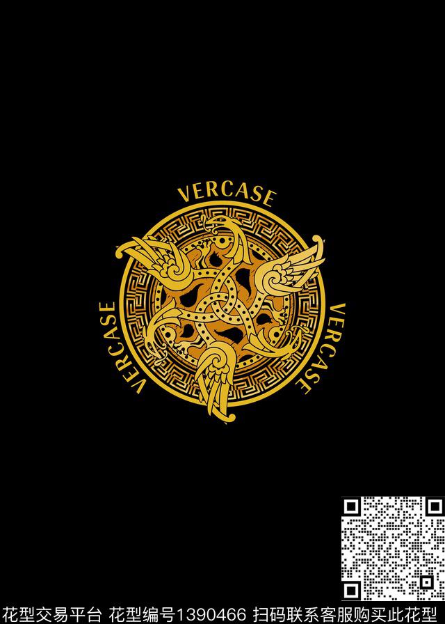 字母定位花格子传统印花华亿平台下载（图片编号: 1390466） - 瓦栏（Walan）