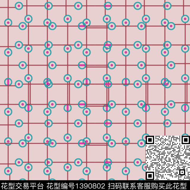 几何大牌风趣味传统印花华亿平台下载（图片编号: 1390802） - 瓦栏（Walan）