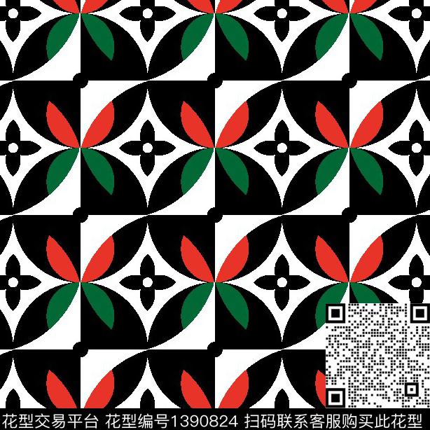 几何大牌风LV传统印花华亿平台下载（图片编号: 1390824） - 瓦栏（Walan）