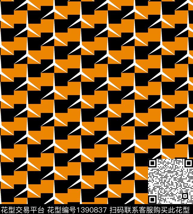 几何男装大牌风传统印花华亿平台下载（图片编号: 1390837） - 瓦栏（Walan）