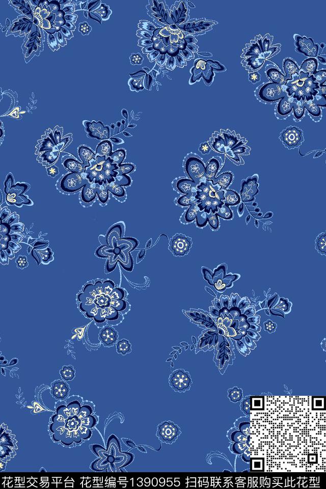 大牌风潮牌年轻女性数码印花华亿平台下载（图片编号: 1390955） - 瓦栏（Walan）