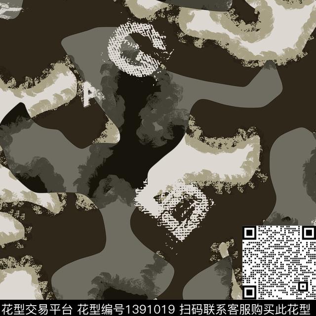 几何字母男装传统印花华亿平台下载（图片编号: 1391019） - 瓦栏（Walan）