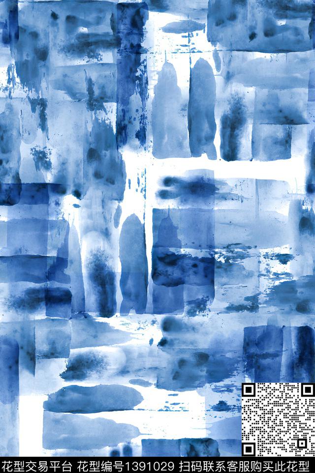 几何大牌风抽象数码印花华亿平台下载（图片编号: 1391029） - 瓦栏（Walan）