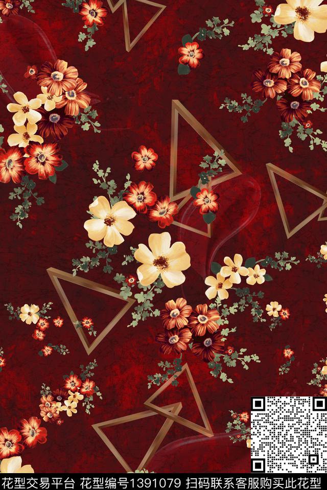 女装民族风香云纱数码印花华亿平台下载（图片编号: 1391079） - 瓦栏（Walan）