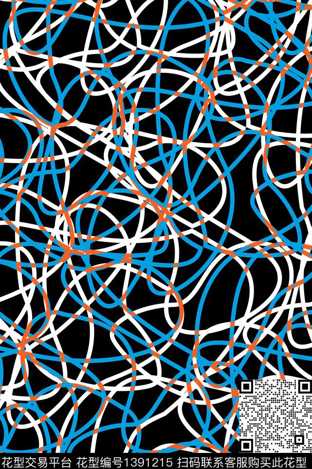 抽象男装户外家居服传统印花华亿平台下载（图片编号: 1391215） - 瓦栏（Walan）