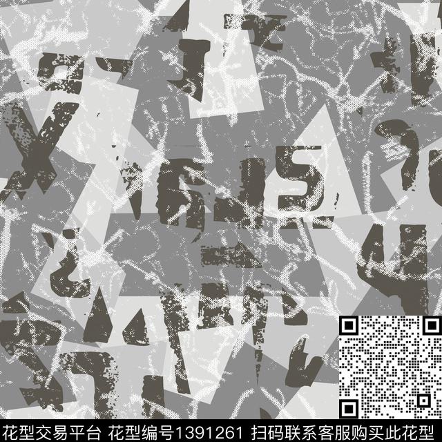 时尚几何字母传统印花华亿平台下载（图片编号: 1391261） - 瓦栏（Walan）