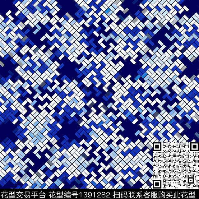 几何文艺简约传统印花华亿平台下载（图片编号: 1391282） - 瓦栏（Walan）