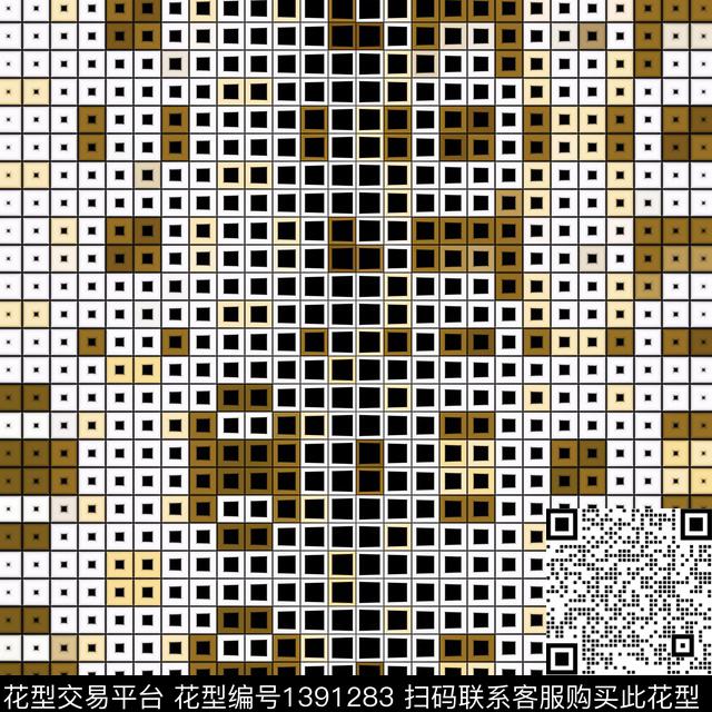 几何文艺简约传统印花华亿平台下载（图片编号: 1391283） - 瓦栏（Walan）