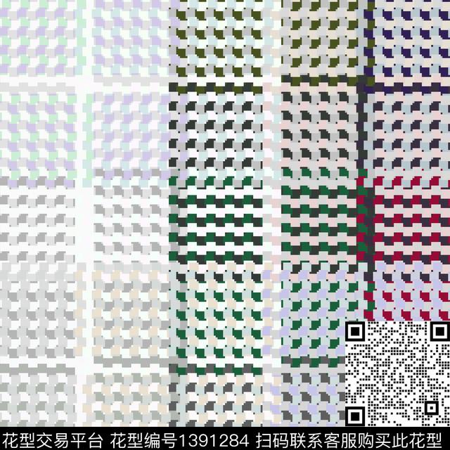 几何文艺简约传统印花华亿平台下载（图片编号: 1391284） - 瓦栏（Walan）