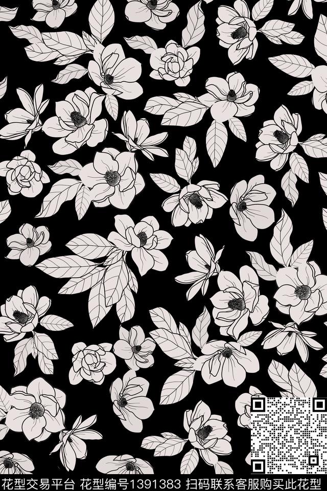 时尚大牌风简单好看传统印花华亿平台下载（图片编号: 1391383） - 瓦栏（Walan）