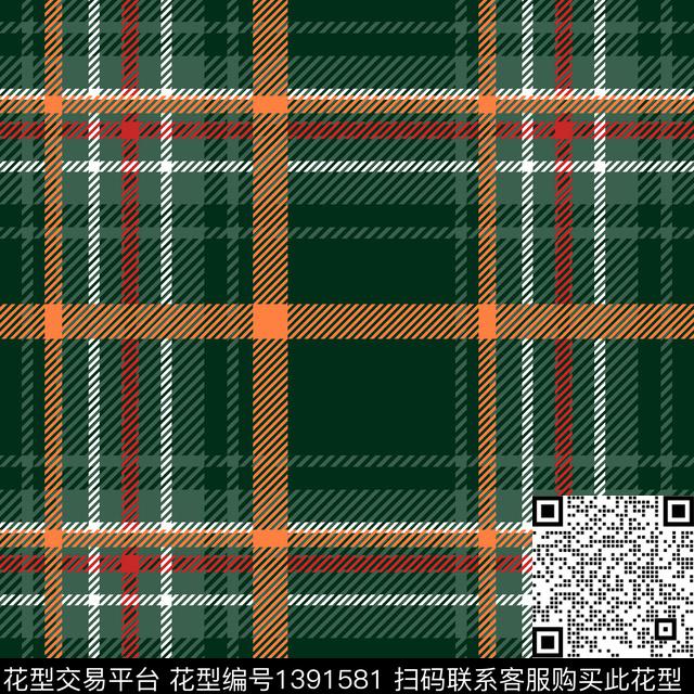 几何线条格子传统印花华亿平台下载（图片编号: 1391581） - 瓦栏（Walan）