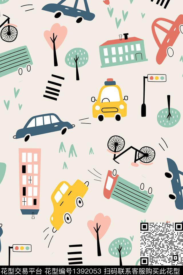 汽车童装卡通数码印花华亿平台下载（图片编号: 1392053） - 瓦栏（Walan）