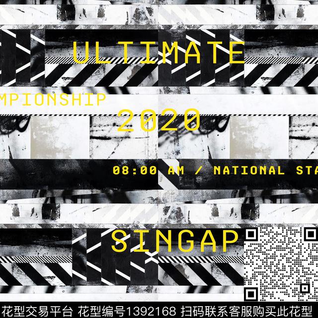 字母笔触审数码印花华亿平台下载（图片编号: 1392168） - 瓦栏（Walan）