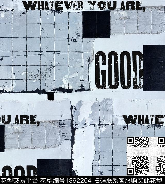 字母街头letter数码印花华亿平台下载（图片编号: 1392264） - 瓦栏（Walan）