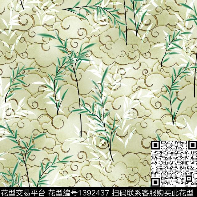 连衣裙女装花卉传统印花华亿平台下载（图片编号: 1392437） - 瓦栏（Walan）