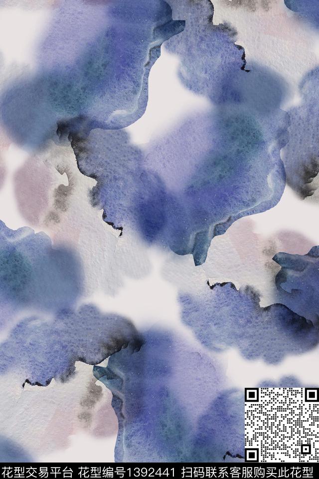 时尚香云纱洋阳---抽象数码印花华亿平台下载（图片编号: 1392441） - 瓦栏（Walan）