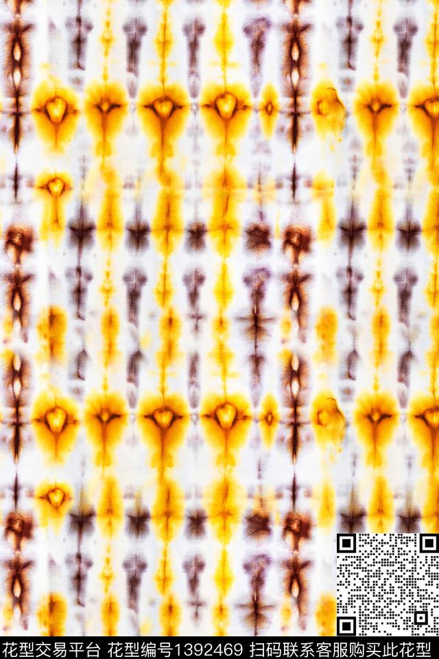 几何扎染华亿平台大牌风数码印花华亿平台下载（图片编号: 1392469） - 瓦栏（Walan）