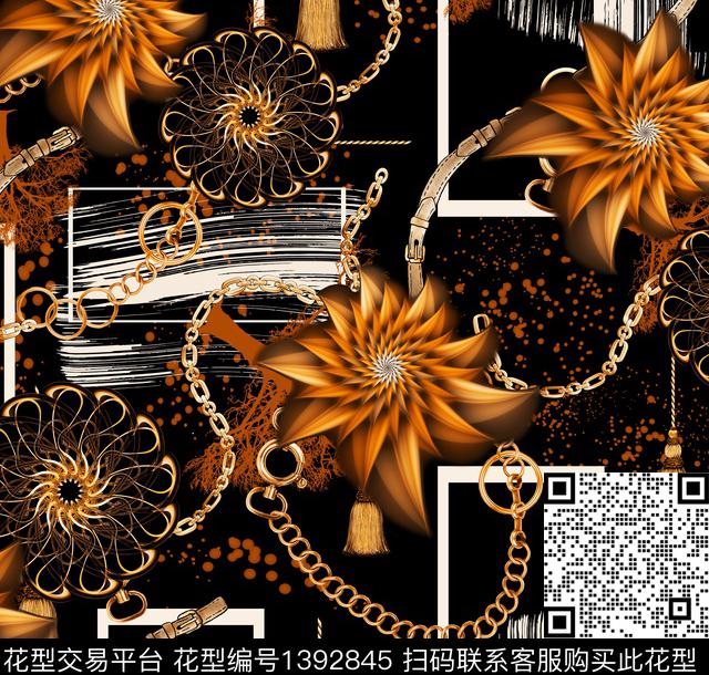 几何雕印华亿平台抽象数码印花华亿平台下载（图片编号: 1392845） - 瓦栏（Walan）