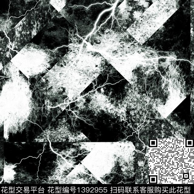 星空几何数码印花华亿平台下载（图片编号: 1392955） - 瓦栏（Walan）