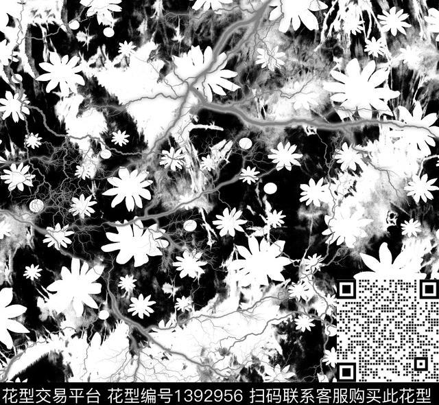 几何大牌风小碎花数码印花华亿平台下载（图片编号: 1392956） - 瓦栏（Walan）