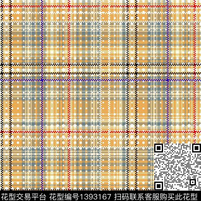 几何线条格子传统印花华亿平台下载（图片编号: 1393167） - 瓦栏（Walan）