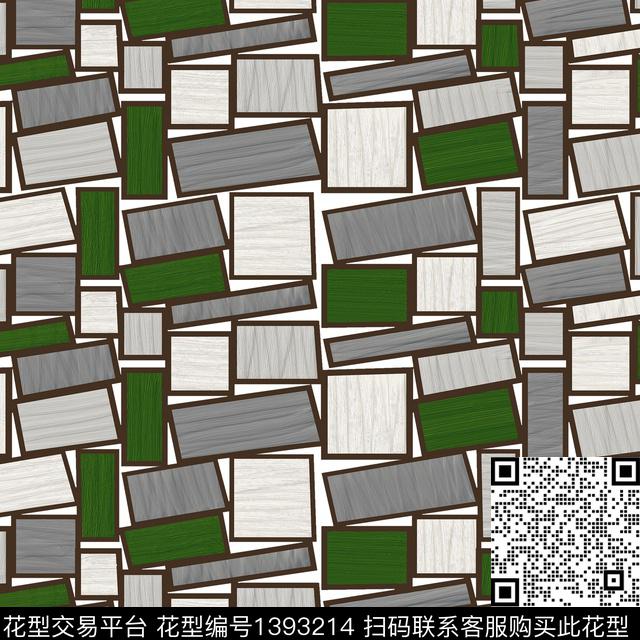 大牌风趣味混合拼接数码印花华亿平台下载（图片编号: 1393214） - 瓦栏（Walan）