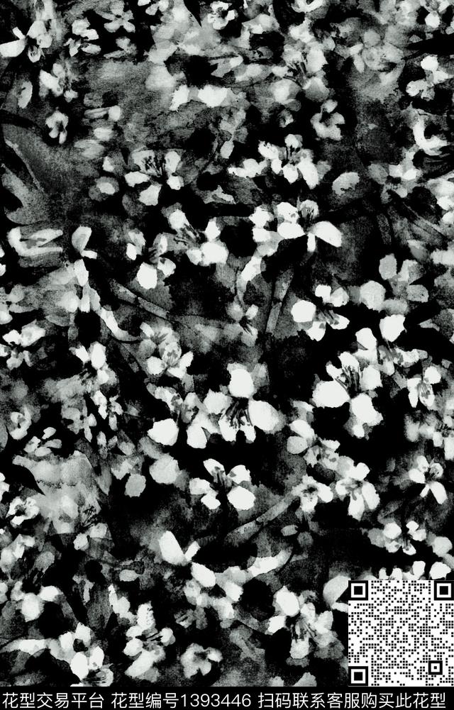 几何男装花卉数码印花华亿平台下载（图片编号: 1393446） - 瓦栏（Walan）