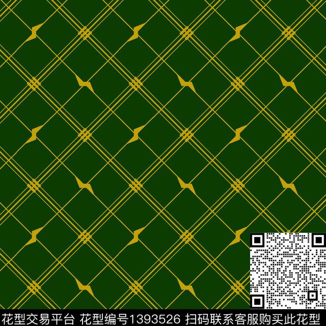 格子商务小碎花传统印花华亿平台下载（图片编号: 1393526） - 瓦栏（Walan）