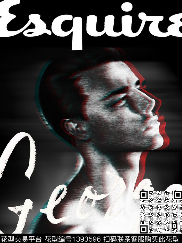 人物大牌风抽象数码印花华亿平台下载（图片编号: 1393596） - 瓦栏（Walan）