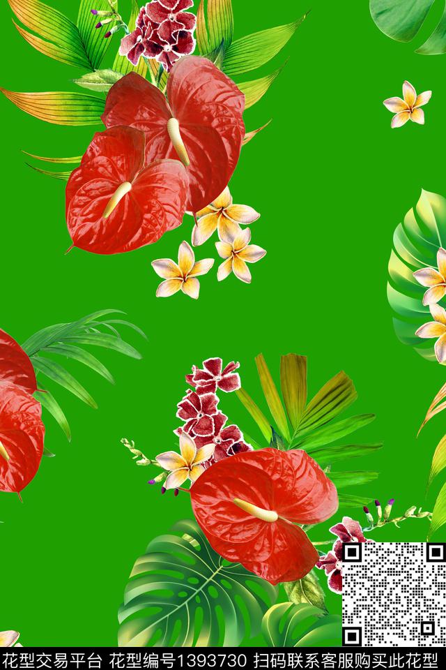 大牌风热带华亿平台休闲数码印花华亿平台下载（图片编号: 1393730） - 瓦栏（Walan）