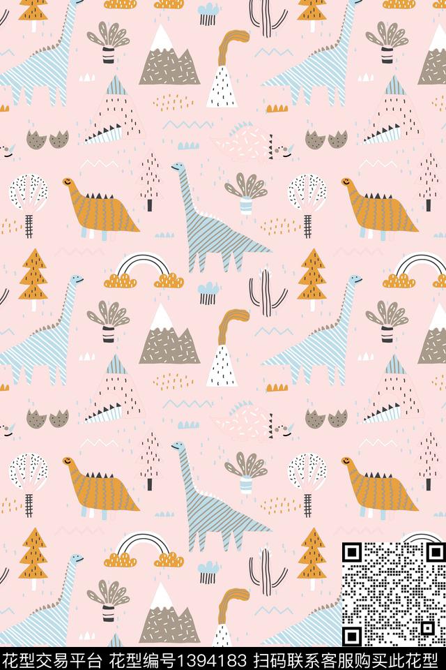 年轻女性卡通中国风数码印花华亿平台下载（图片编号: 1394183） - 瓦栏（Walan）