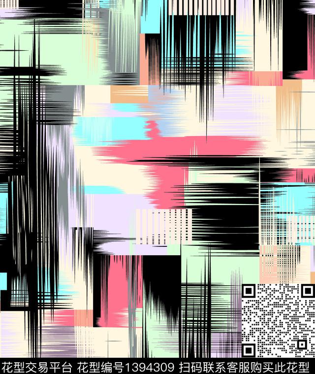 几何数码华亿平台女装数码印花华亿平台下载（图片编号: 1394309） - 瓦栏（Walan）