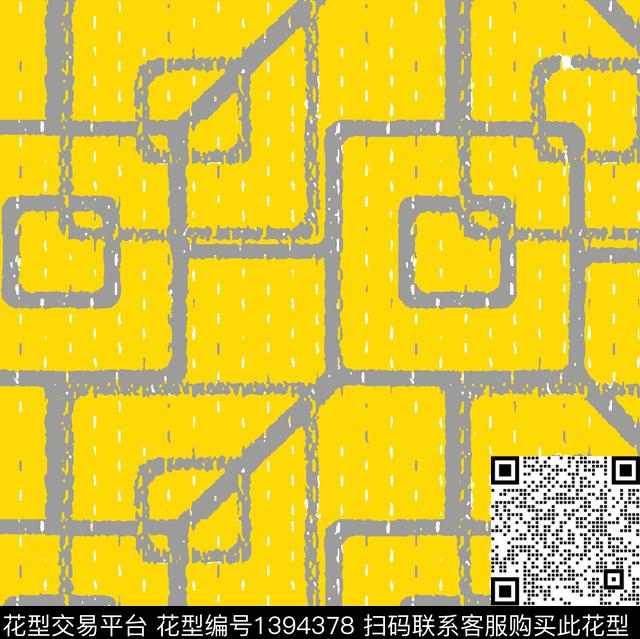 几何菱形男装传统印花华亿平台下载（图片编号: 1394378） - 瓦栏（Walan）