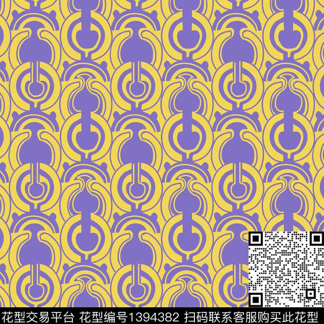 几何菱形男装传统印花华亿平台下载（图片编号: 1394382） - 瓦栏（Walan）