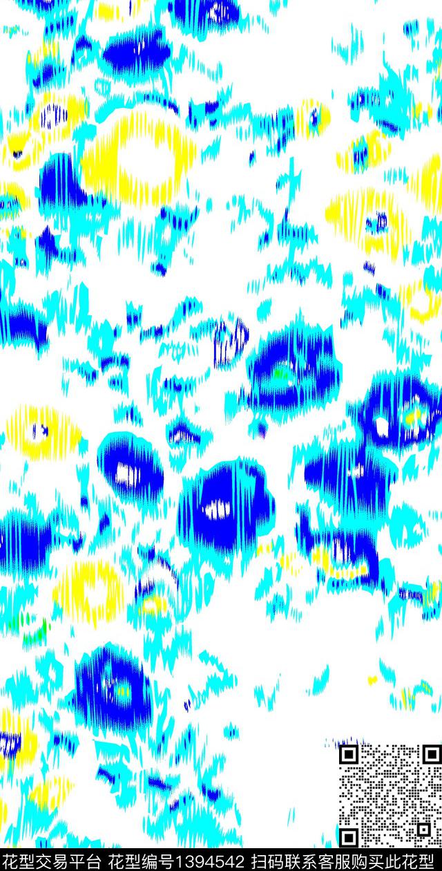 几何几何花卉女装数码印花华亿平台下载（图片编号: 1394542） - 瓦栏（Walan）