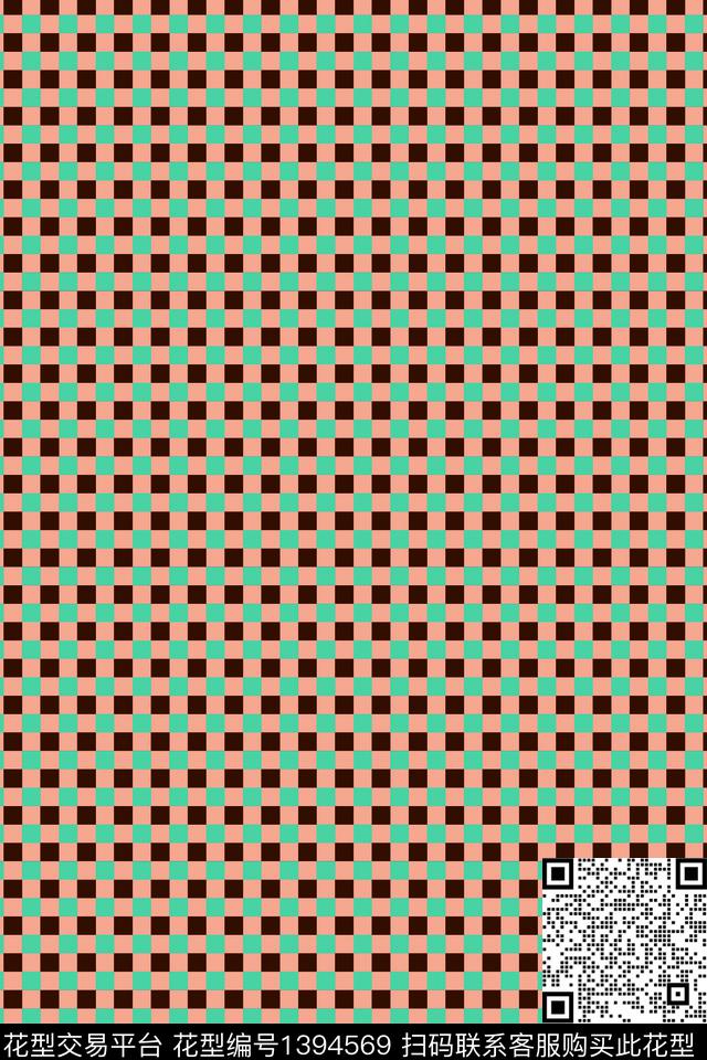 男装满版花格子条纹传统印花华亿平台下载（图片编号: 1394569） - 瓦栏（Walan）