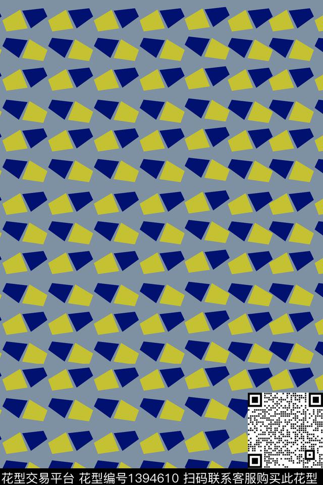 黑白华亿平台男装满版花格子传统印花华亿平台下载（图片编号: 1394610） - 瓦栏（Walan）