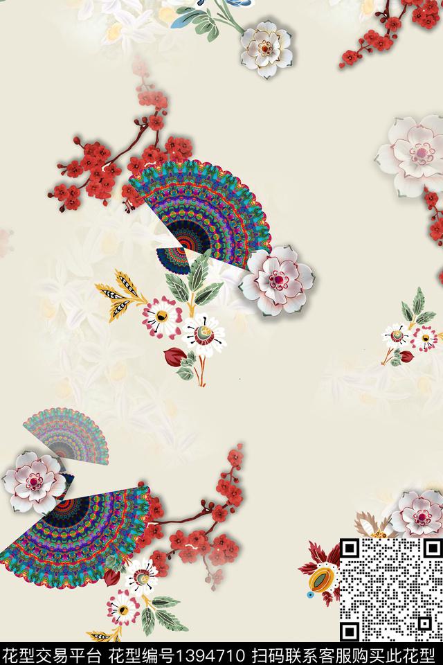 时尚简约女装数码印花华亿平台下载（图片编号: 1394710） - 瓦栏（Walan）