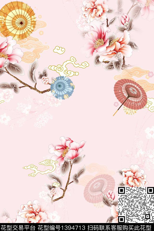 时尚简约女装数码印花华亿平台下载（图片编号: 1394713） - 瓦栏（Walan）