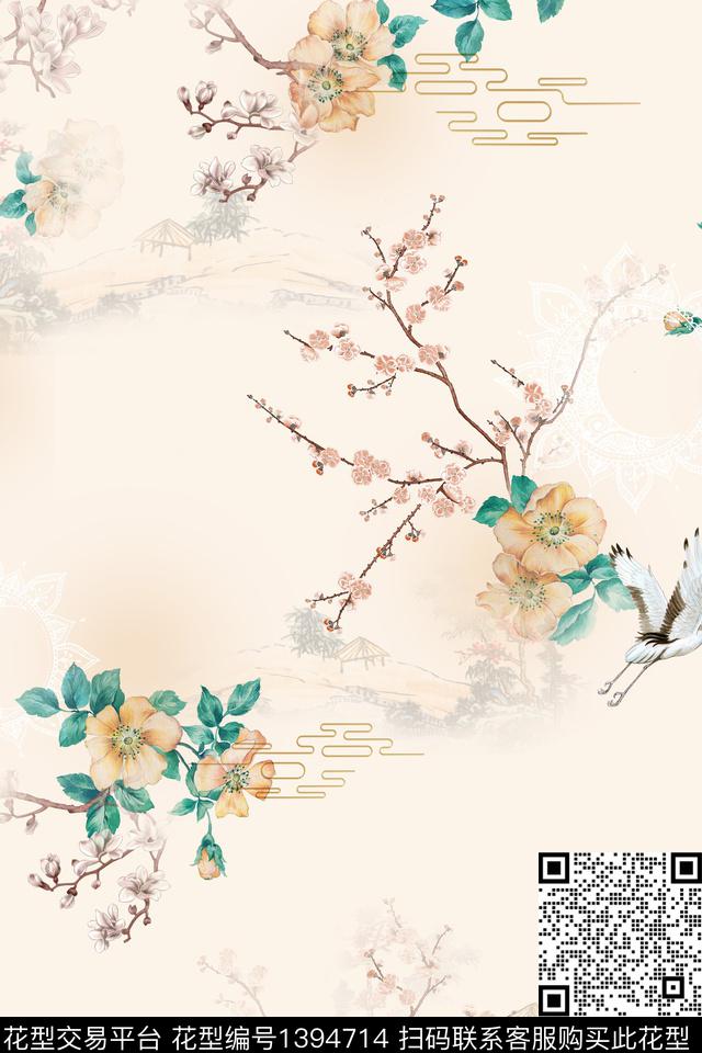 时尚简约女装数码印花华亿平台下载（图片编号: 1394714） - 瓦栏（Walan）