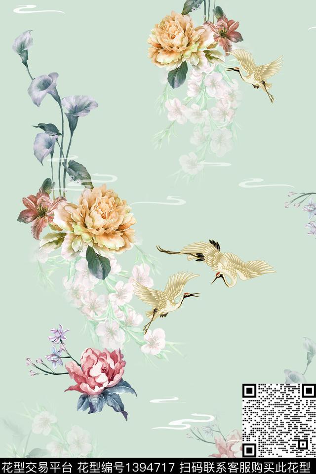 时尚简约女装数码印花华亿平台下载（图片编号: 1394717） - 瓦栏（Walan）