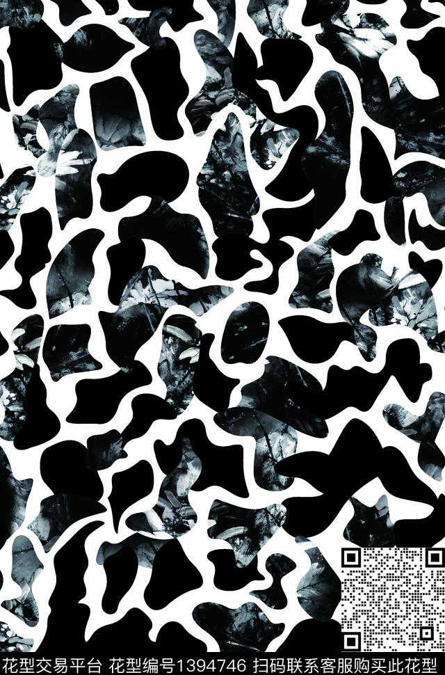 数码华亿平台扎染华亿平台男装数码印花华亿平台下载（图片编号: 1394746） - 瓦栏（Walan）